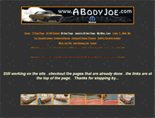Tablet Screenshot of abodyjoe.com